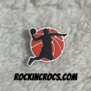 Basketball Croc Charm